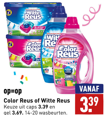 Color Reus   wasmiddel folder aanbieding bij  Aldi - details