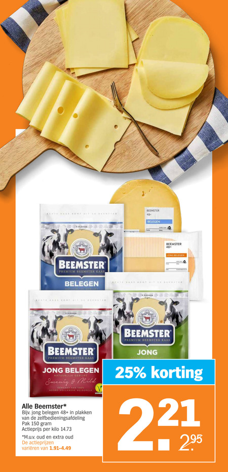 Beemster   kaasplakken, kaas folder aanbieding bij  Albert Heijn - details