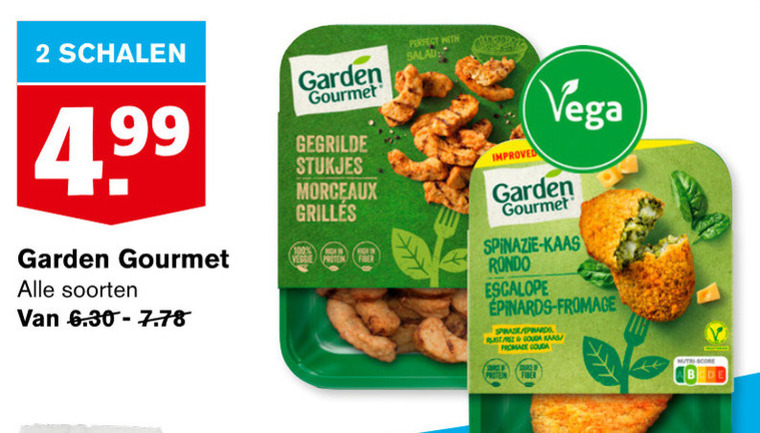 Garden Gourmet   vegetarisch folder aanbieding bij  Hoogvliet - details