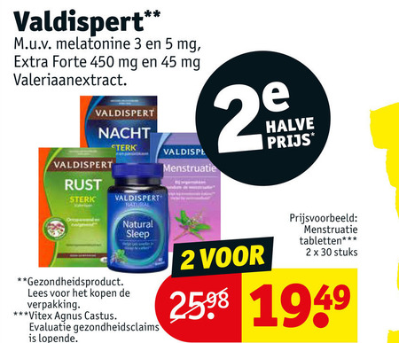 Valdispert   voedingssupplement folder aanbieding bij  Kruidvat - details