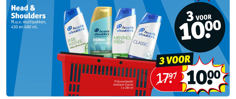 Head and Shoulders   shampoo folder aanbieding bij  Kruidvat - details