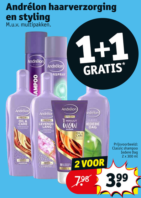 Andrelon   droogshampoo, haarverzorging folder aanbieding bij  Kruidvat - details