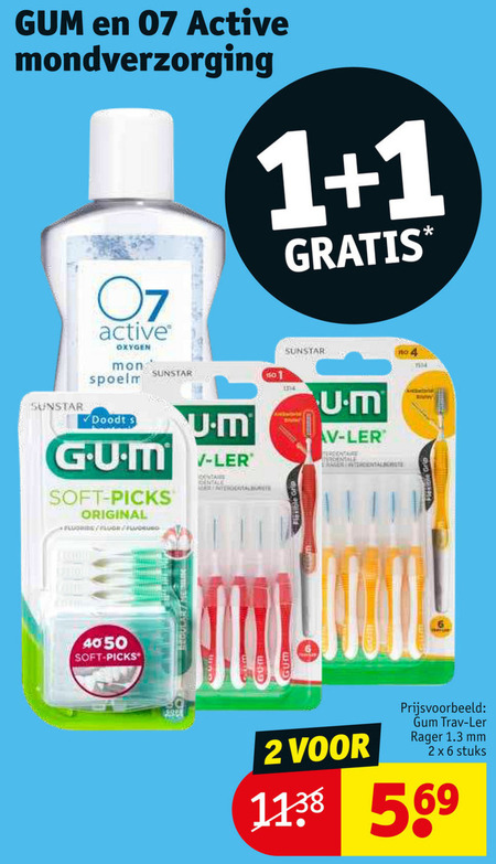 O7 Active   tandenstokers, mondwater folder aanbieding bij  Kruidvat - details