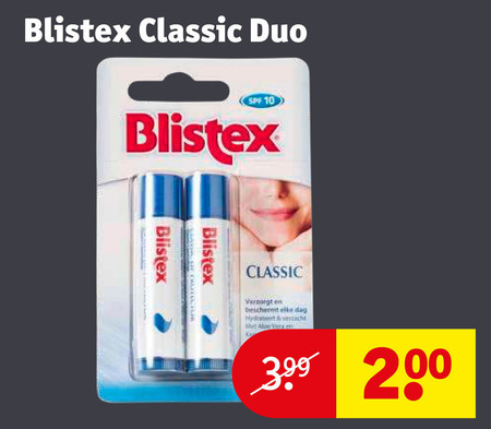 Blistex   lippenbalsem folder aanbieding bij  Kruidvat - details