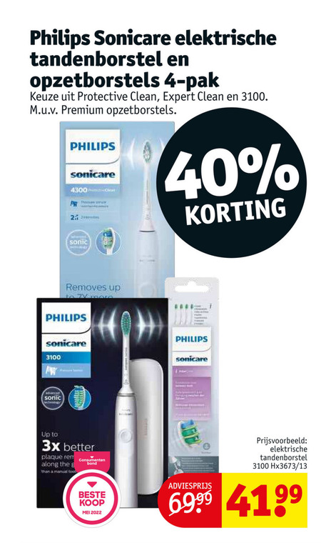 Philips   electrische tandenborstel folder aanbieding bij  Kruidvat - details