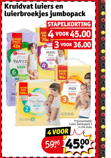 Kruidvat Huismerk   luiers, luierbroekjes folder aanbieding bij  Kruidvat - details