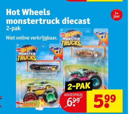 Hot Wheels   miniatuur auto folder aanbieding bij  Kruidvat - details