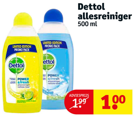 Weigering Alcatraz Island Inspiratie Dettol allesreiniger folder aanbieding bij Kruidvat - details