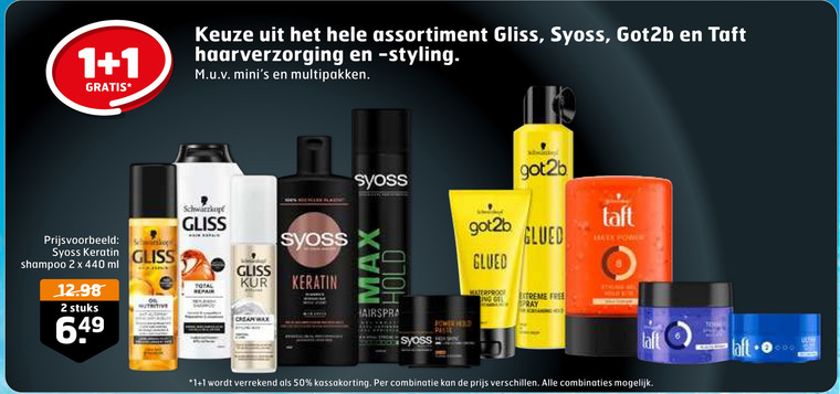 Got2B   haarverzorging, hairspray folder aanbieding bij  Trekpleister - details