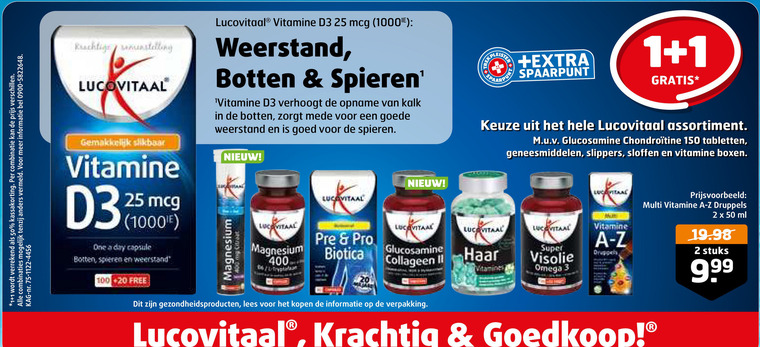 Lucovitaal   voedingssupplement folder aanbieding bij  Trekpleister - details