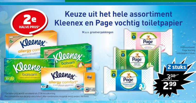 Page   vochtig toiletpapier folder aanbieding bij  Trekpleister - details