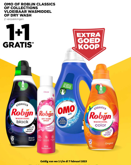 Omo   wasmiddel folder aanbieding bij  Jumbo - details