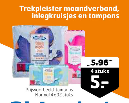 Trekpleister Huismerk   maandverband, inlegkruisjes folder aanbieding bij  Trekpleister - details