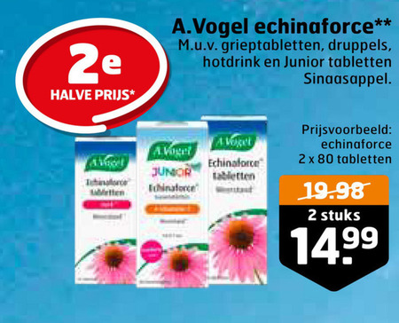 A Vogel   voedingssupplement folder aanbieding bij  Trekpleister - details