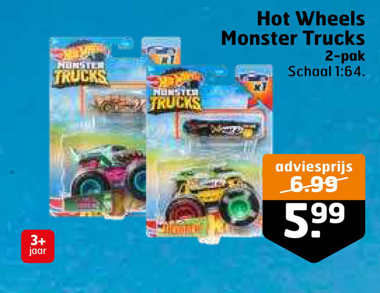 Hot Wheels   miniatuur auto folder aanbieding bij  Trekpleister - details