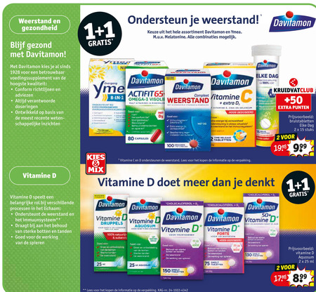 Davitamon   voedingssupplement folder aanbieding bij  Kruidvat - details