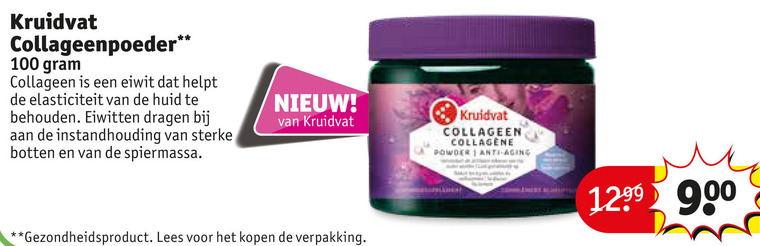 Kruidvat Huismerk   voedingssupplement folder aanbieding bij  Kruidvat - details