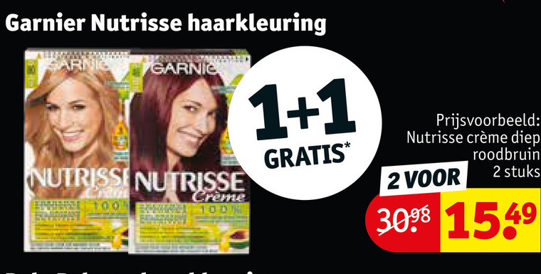 Garnier Nutrisse   haarkleuring folder aanbieding bij  Kruidvat - details