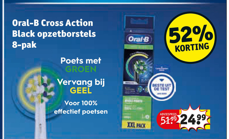 Braun Oral-B   opzetborstel folder aanbieding bij  Kruidvat - details