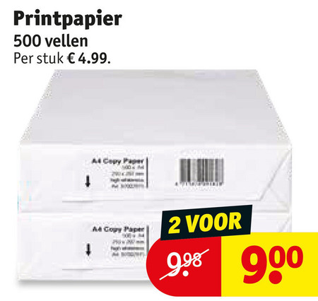 printerpapier folder aanbieding bij - details