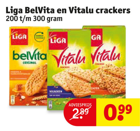 Liga   crackers folder aanbieding bij  Kruidvat - details