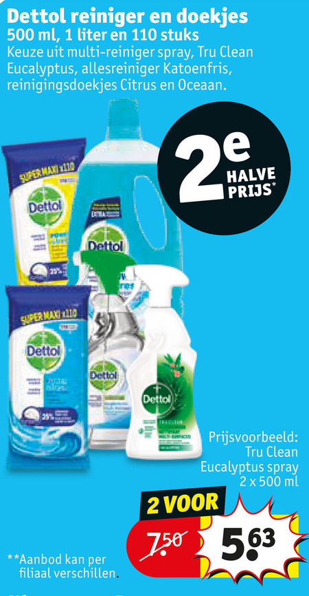 Weigering Alcatraz Island Inspiratie Dettol allesreiniger folder aanbieding bij Kruidvat - details