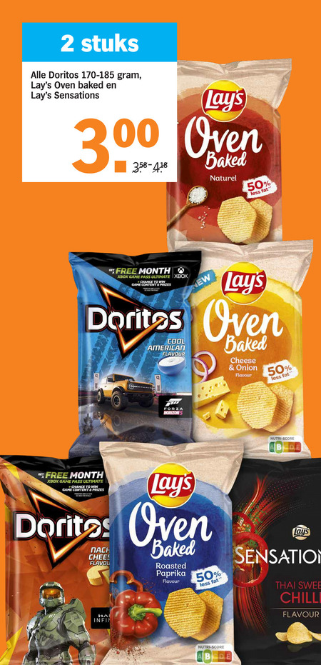 Doritos   chips folder aanbieding bij  Albert Heijn - details