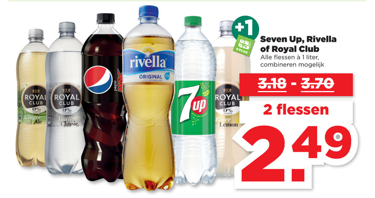 Rivella   frisdrank folder aanbieding bij  Plus - details