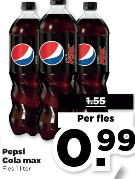 Pepsi   cola folder aanbieding bij  Plus - details