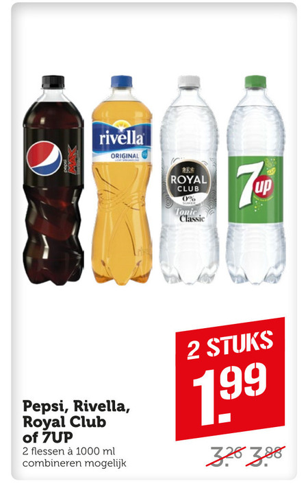 Pepsi   cola, frisdrank folder aanbieding bij  Coop - details