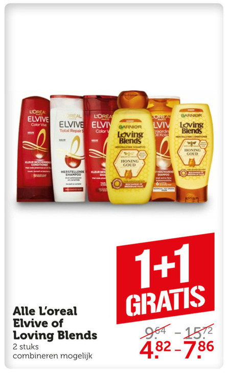 Garnier Loving Blends   conditioner, shampoo folder aanbieding bij  Coop - details