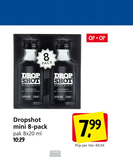 Dropshot   likeur folder aanbieding bij  Jan&nbsp;Linders - details