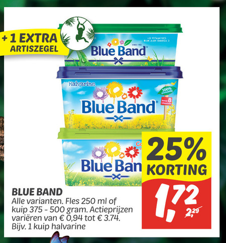 Blue Band   margarine folder aanbieding bij  Dekamarkt - details