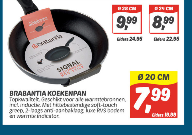 Brabantia   koekenpan folder aanbieding bij  Dekamarkt - details