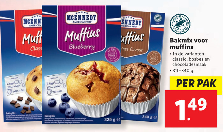 McEnnedy   bakmix folder aanbieding bij  Lidl - details