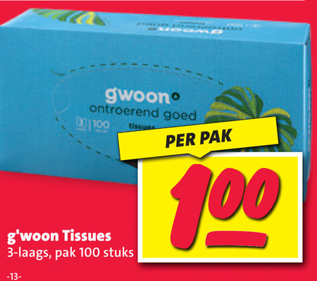 Gwoon   tissue folder aanbieding bij  Nettorama - details