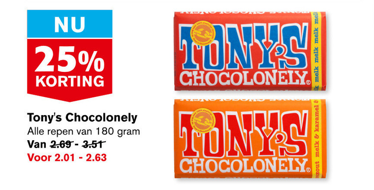 Tony Chocolony   chocolade folder aanbieding bij  Hoogvliet - details