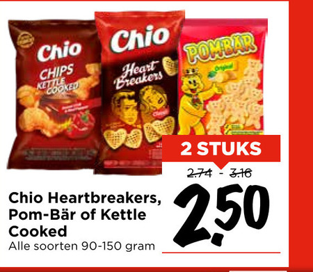 Chio   zoutje, chips folder aanbieding bij  Vomar - details