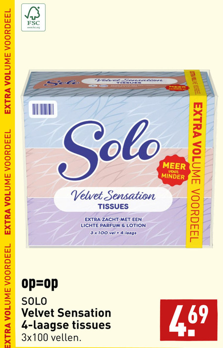 Solo   tissue folder aanbieding bij  Aldi - details