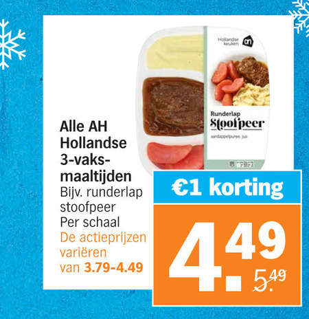 Albert Heijn Huismerk   hollandse kant en klaar maaltijd folder aanbieding bij  Albert Heijn - details