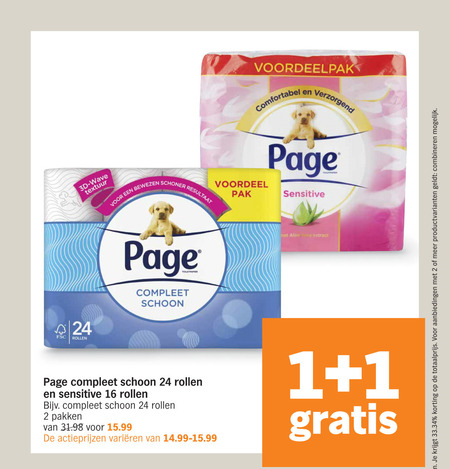 Page   toiletpapier folder aanbieding bij  Albert Heijn - details