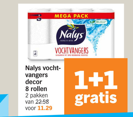 Nalys   keukenpapier folder aanbieding bij  Albert Heijn - details