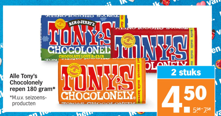 Tony Chocolony   chocolade folder aanbieding bij  Albert Heijn - details