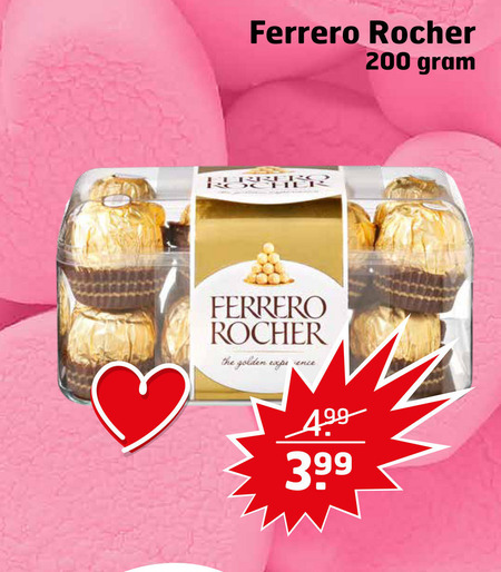 Ferrero Rocher   chocolade folder aanbieding bij  Trekpleister - details