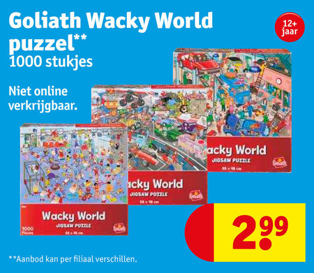 Kinderachtig petticoat Factuur Goliath legpuzzel folder aanbieding bij Kruidvat - details