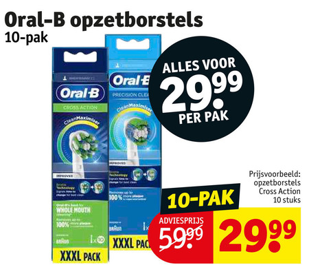 Braun Oral-B   opzetborstel folder aanbieding bij  Kruidvat - details