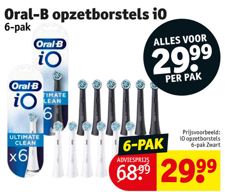 Braun Oral-B   opzetborstel folder aanbieding bij  Kruidvat - details