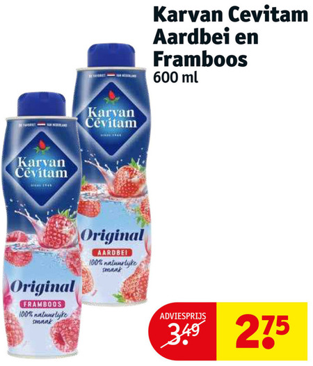 Karvan Cevitam   limonadesiroop folder aanbieding bij  Kruidvat - details