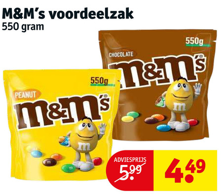 M en Ms   chocolade, chocoladepindas folder aanbieding bij  Kruidvat - details