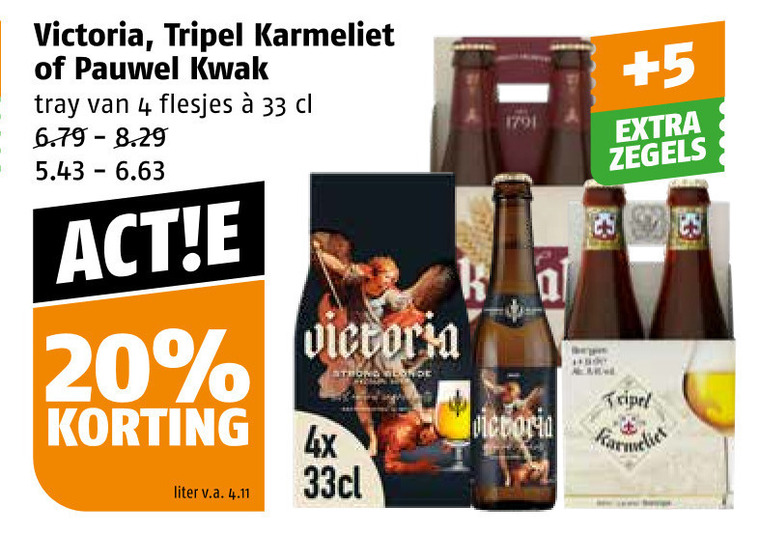 Karmeliet   speciaalbier folder aanbieding bij  Poiesz - details